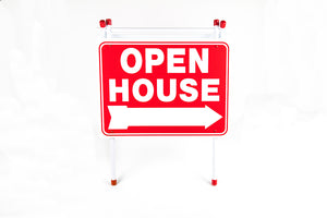 OPEN HOUSE - A-FRAME SIGN - RED