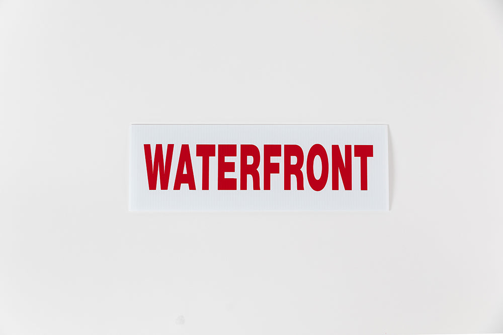 WATERFRONT SIGN - 6x18
