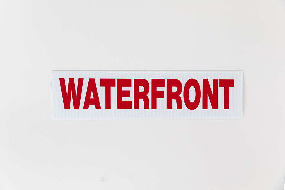 WATERFRONT SIGN - 6x24