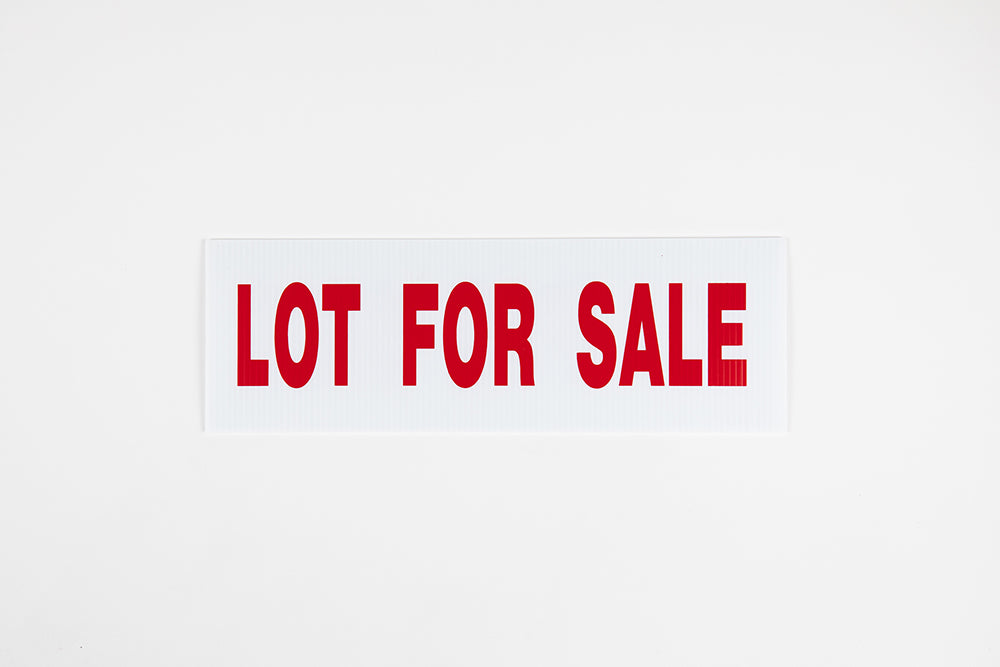 LOT FOR SALE SIGN - 6x18