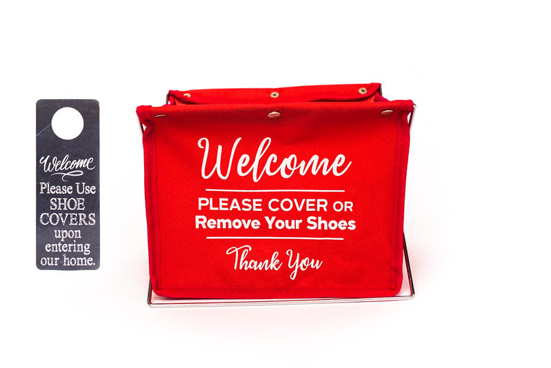 please wear shoe cover sign