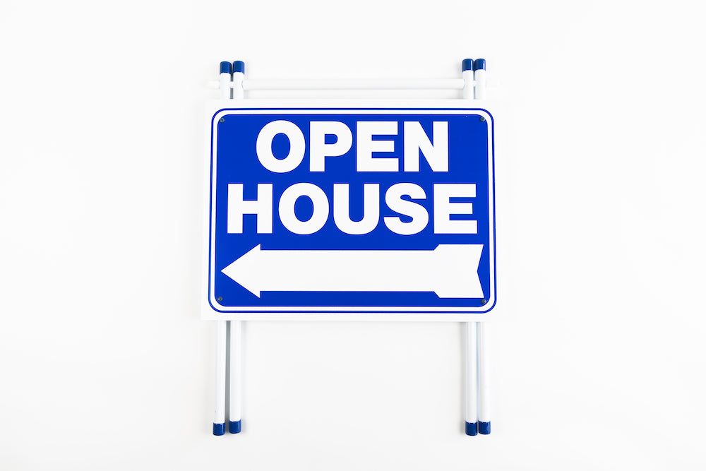 OPEN HOUSE - A-FRAME SIGN - BLUE